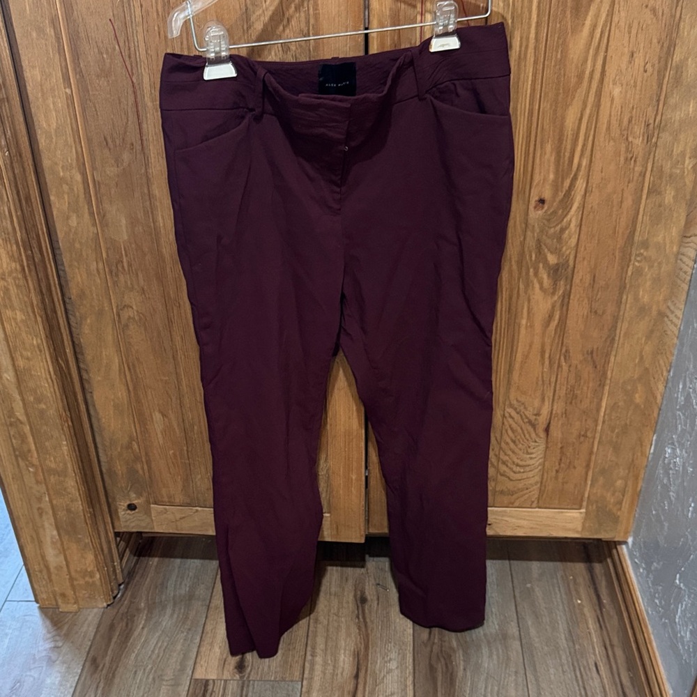 Alex Marie Deep Red Trousers